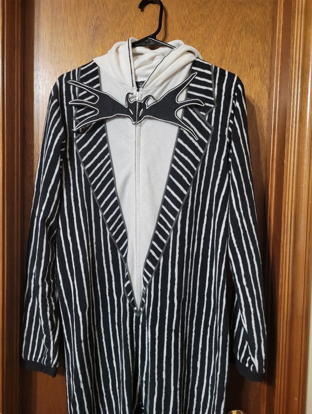 Nightmare Before Christmas Jack Skellington Costume Pajama Jumpsuit